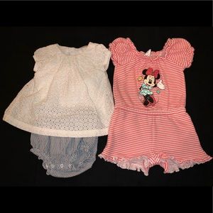Cat & Jack 1piece / Minnie romper Toddler SZ 12M